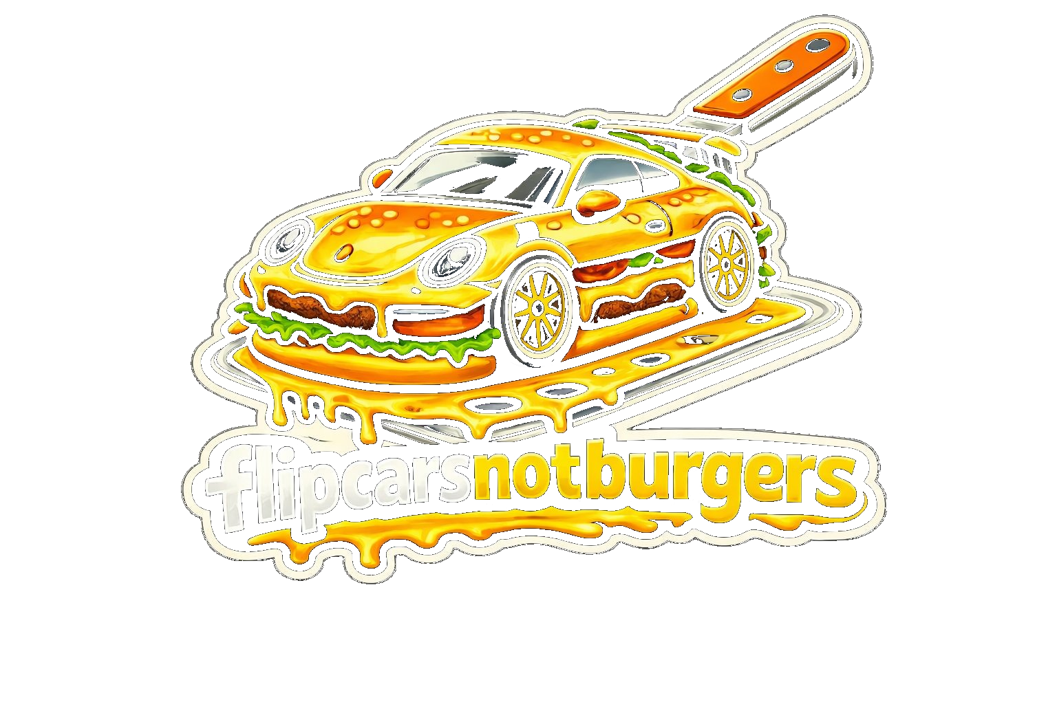 FlipCarsNotBurgers Logo